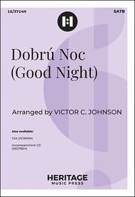 Dobru Noc SATB choral sheet music cover Thumbnail